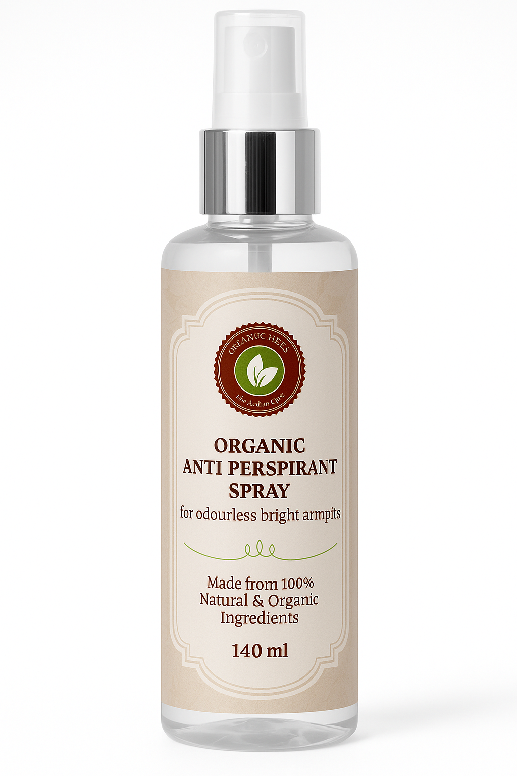 Organic anti perspirant